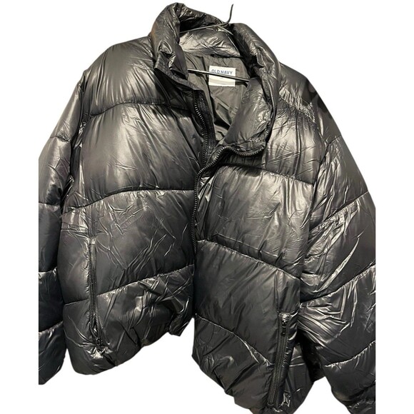 Old Navy Women's Black Puffer Jacket  4XL Black - Picture 2 of 3